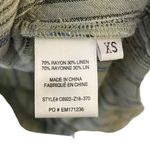 Cloth & Stone Anthropologie Green Striped Linen Blend Tunic Shirt Dress Size XS Photo 8