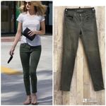 J Brand Leggings Womens Pants Size 28 Army Green Solid Skinny Leg Jeans EUC Photo 1