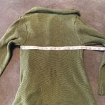Women’s Casual Green Knitted Sweater Wrap Around Design with Tassels Size S NWOT Green Photo 9