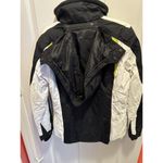hyra jacket Ski Snow Women’s xL Black White Lime Green Accent Coat Photo 2