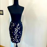 Tart  black purple and ivory tie dye pencil skirt size S Photo 1