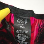 Smart & Sexy Elegant  Vibrant Pink and Black Lace Chemise Photo 4