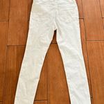 Madewell size 26 Button Fly Mid Rise Pure White Women’s Skinny Jeans Photo 7