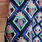 LULU B BOLD NEON ALLOVER PINEAPPLE PRINT V NECK QUARTER SLEEVE UPF 50 TOP XL Pink Photo 4