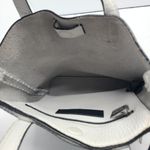 Rebecca Minkoff ‎ White Pebbled Leather Unlined Small Whipstitch Tote Bag Purse Photo 6