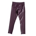 Zyia Active High Waist Shimmer Metallic Leggings Women’s Size 6-8 Plum Athletic Photo 5