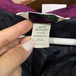 Vintage Black/Purple Thin Light Weight Quarter Zip Windbreaker L.L. Bean Jacket Photo 3