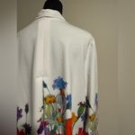 NWT Dolcezza White Mutilcolor Floral Button Down Jacket with pockets size XXL Photo 9