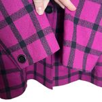 Pendleton VTG 70s-80s Virgin Wool Blazer Jacket Violet Plaid Size 16 USA Preppy Photo 2