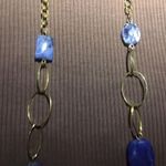 Women's Gold Tone And Blue Bead Necklace A V Max a.v. Max Photo 7
