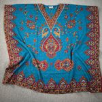 Sante Classics Kaftan Women's One Size Blue Bedazzled V Photo 0