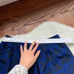 Merona ⭐️  Blue & Black Patterned Print Full Skirt XS Photo 2
