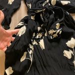 Ba&sh Penny Floral Belted Romper Black and White Size 6 Photo 7