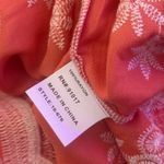 Solitaire  Embroidered BOHO Chic Flare Sleeve Top Orange Size M Floral NEW Photo 11