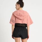 Ivy Park  Hooded Cropped Lightweight Jacket Dusty Pink S Photo 3