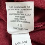 Alya Wine Wrap Womens
Top L V-Neck Floral Embroidered Bell Sleeve Cottage Boho Photo 9