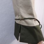 Citrine Green Tan Pants Set Business Casual Safari 2 Piece Set Size 14 Photo 5