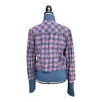 Tulle Blue and Pink Bomber Jacket Size XL Photo 1