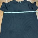 Reformation NWOT Jeans Womens Short Sleeve Crew Neck Ribbed Shirt Dress Black 3X Photo 7