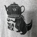 Delta  gray short sleeve t-Rex funny t-shirt novelty Photo 4