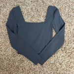 Aritzia Babaton Dark Grey Long Sleeve Contour Top Size XS! Photo 1