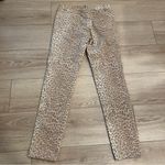 J. McLaughlin  Lexi Five Pocket Leopard Print Skinny Tapered Jean Size 2 Photo 4
