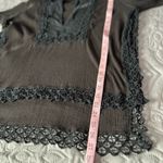 Lovestitch  Women’s The Eyelet Tunic    lightweight sheer blouse 100% cotton SZ M Photo 4