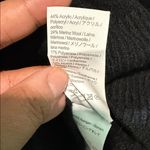 J.Crew  Black V-Neck Tunic Sweater, size medium Photo 3