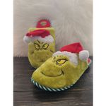 Dr. Seuss NEW  The Grinch Santa Hat Christmas Ladies Slippers Women's Size 11/12 Photo 6