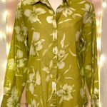 Jones New York  Collection Floral Green Women's Top Photo 0