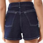 Urban Outfitters BDG Dallas High Rise Button Fly Contrast Stitch Denim Shorts Photo 1