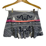 Lucky In Love Santa Fe Glow Skirt Womens Size Small Navy Ombre Zig Zag Tennis Blue Photo 3