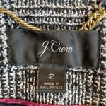 J.Crew  metallic trim glen plaid lady jacket Photo 5