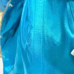 Tony Bowls Strapless Sweetheart Rhinestone Evening Long Gown Blue Size 6 Prom Photo 7