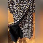 Madewell  Wrap-Front V-Neck‎ Maxi Dress in French Floral True Black Size 2 Photo 16