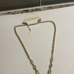 CRAZY HORSE CH  by Liz Claiborne SOCIAL OPAL Necklace Gold Tone Chain $22 Photo 8