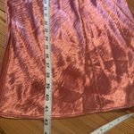 EXPRESS  Y2K Satin Slip Dress Sz 8 Metallic Pink Cocktail Strappy Sexy Date Fairy Photo 10