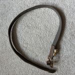 Vintage Accessories by Pearl tan embossed leather gold Photo 2