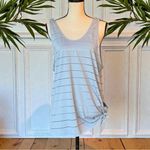 Athleta  Striped Sheer-Line Performance Tank Tops Bundle of 2 XL Blue & Burgundy Photo 6