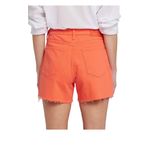 7 For All Mankind NWT Monroe Cutoff Denim Shorts 30, GRAPEFRUIT Photo 4