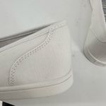 Not Rated Womens Mackerel Canvas Slip On Sneaker in White size 8 with box Photo 6