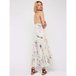 Free People Sounds of Spring Watercolor Boho Maxi Size 8 Photo 5