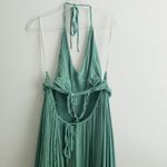 Free People  Lille Maxi Slit Green Maxi Dressed Photo 6