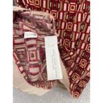 Loft Ann Taylor Women's Blouse 100% Wool Thin Red Size Small Boat Neck 3/4 Sleev Photo 5