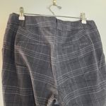 Nine West Gray Plaid Curvy Barely Bootcut Pants Photo 6