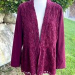 Chico's Chico’s lace and faux suede jacket Photo 3