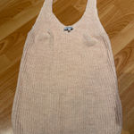 Madewell  Cream Knit Tank Top Photo 0
