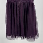 Deb Plum Purple Mini Dress lace tulle rhinestones open back 5 formal HOCO party Size undefined Photo 4