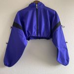 Reebok x Cardi B Woven Cropped Jacket Ultimate Purple Women's XS HM5050 Photo 5