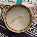 Shiraleah | Ophelia Gold Tone & White Marbled Adjustable Size 7 Ring Photo 0